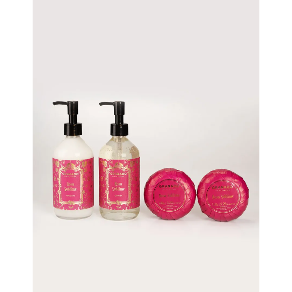 Coffret Savon & Lait Hydratant Rosa Sublime - Granado