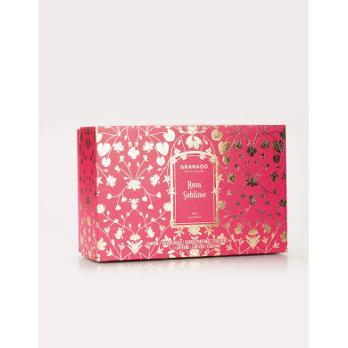 Coffret Bougie & Lanterne Rosa Sublime - Granado