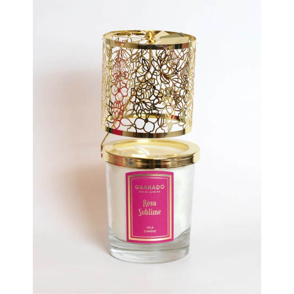 Coffret Bougie & Lanterne Rosa Sublime - Granado
