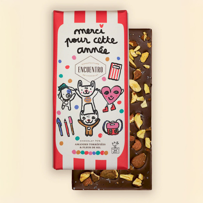 Tablette "merci pour cette année" 75g - Encuentro