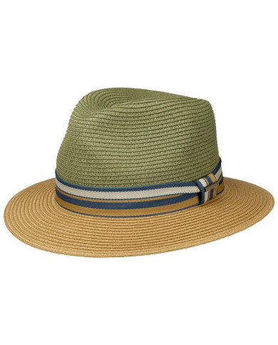 Chapeau en Paille Romaro Toyo - Kaki - Stetson