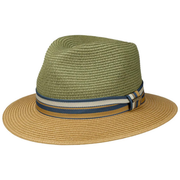 Chapeau en Paille Romaro Toyo - Kaki - Stetson