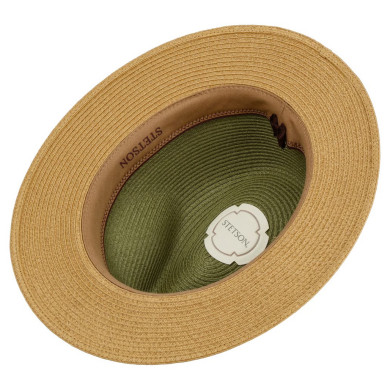 Chapeau en Paille Romaro Toyo - Kaki - Stetson