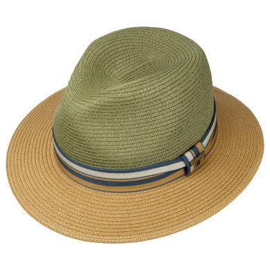 Chapeau en Paille Romaro Toyo - Kaki - Stetson