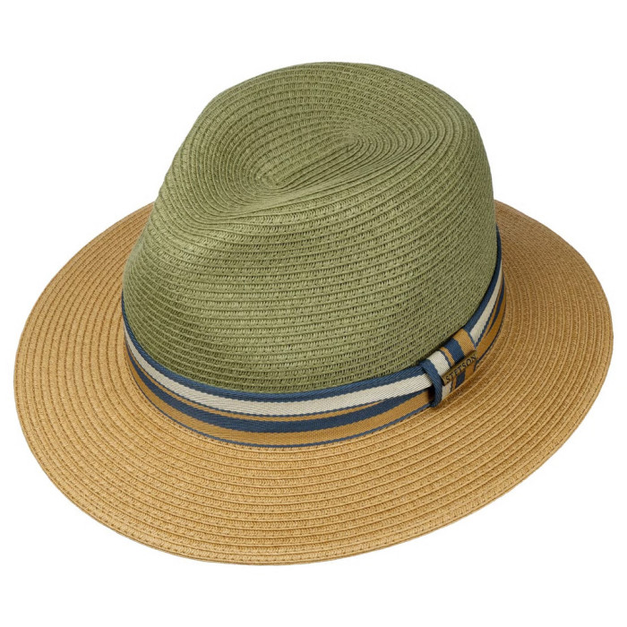 Chapeau en Paille Romaro Toyo - Kaki - Stetson