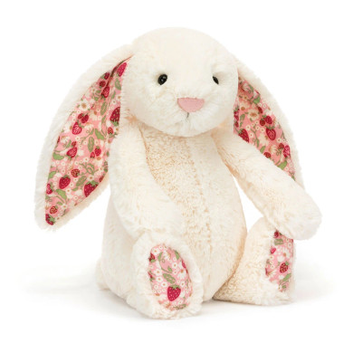 Blossom Cream Bunny 'Berry' - Jellycat