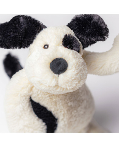 Bashful Black & Cream Puppy - Jellycat