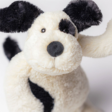 Bashful Black & Cream Puppy - Jellycat