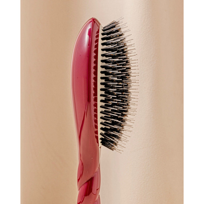 N.02 La Brosse Démêlante & Soin l'Indispensable Rouge Cerise - La Bonne Brosse
