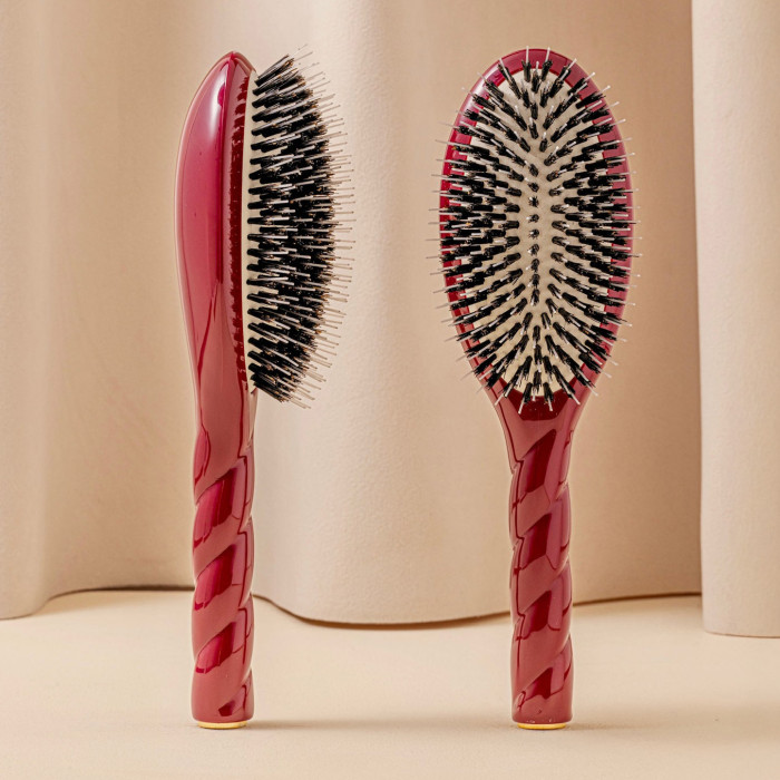 N.02 La Brosse Démêlante & Soin l'Indispensable Rouge Cerise - La Bonne Brosse