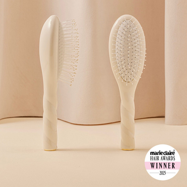 N.04 La Petite Brosse Démêlante & Massante La Miracle Blanc Crème - La Bonne Brosse