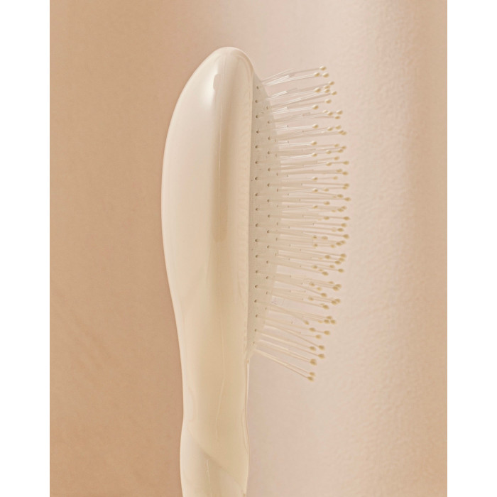 N.04 La Petite Brosse Démêlante & Massante La Miracle Blanc Crème - La Bonne Brosse
