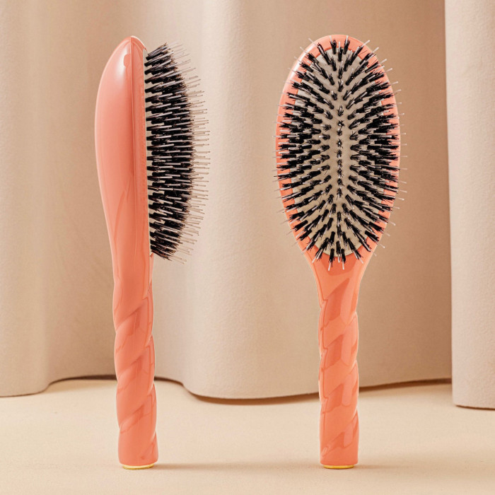 N.02 La Brosse Démêlante & Soin l'Indispensable Corail - La Bonne Brosse