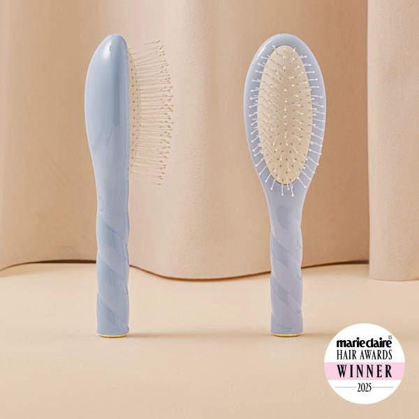 N.04 La Petite Brosse Démêlante & Massante La Miracle Bleu Ciel - La Bonne Brosse