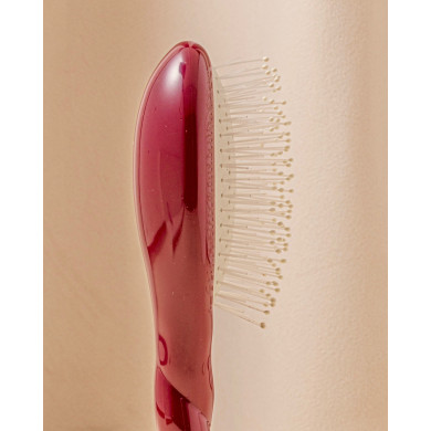 N.04 La Petite Brosse Démêlante & Massante La Miracle Rouge Cerise - La Bonne Brosse