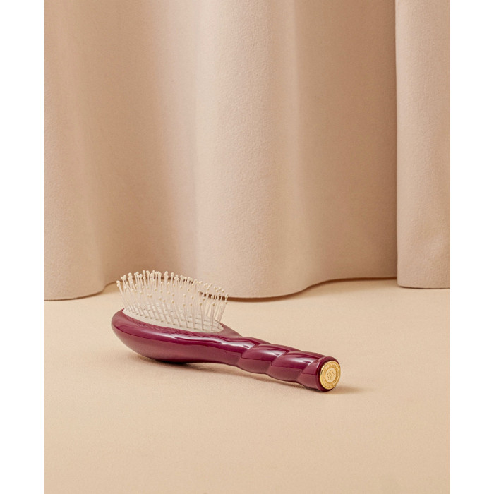 N.04 La Petite Brosse Démêlante & Massante La Miracle Rouge Cerise - La Bonne Brosse
