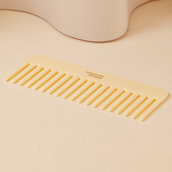 Le Peigne Large Démêlant en Acétate Ivoire Cair - La Bonne Brosse