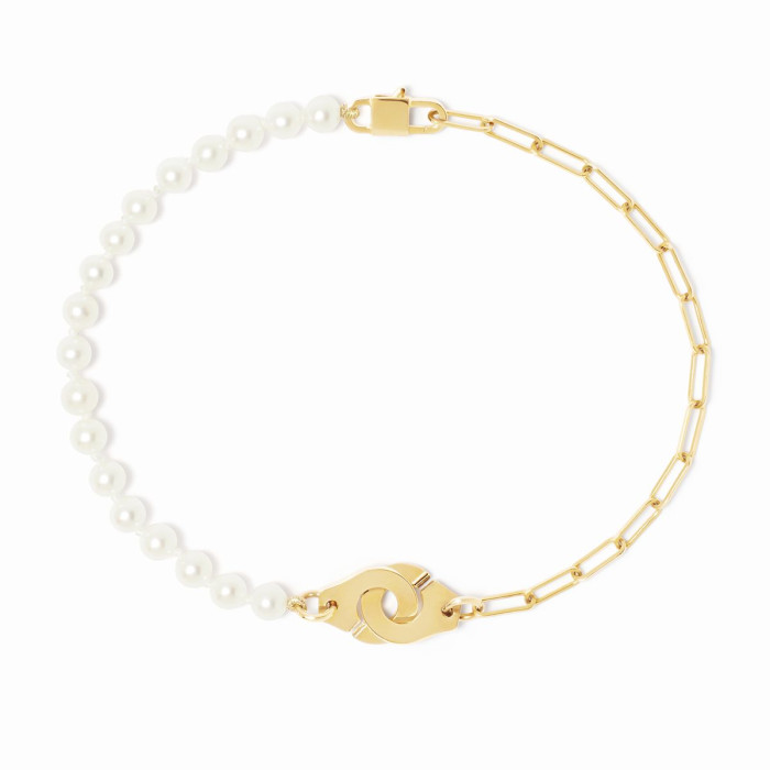 Bracelet de perles Menottes dinh van XS Or jaune - dinh van