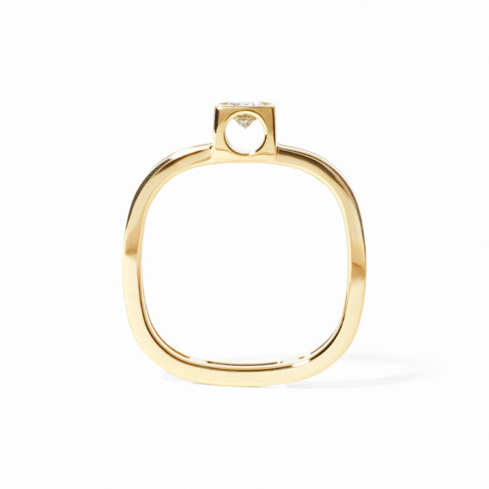 Bague Le Cube Diamant or jaune et diamant taille 52 - Dinh Van