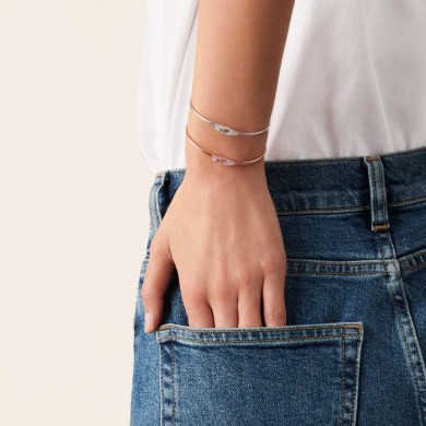 Serrure Jonc bracelet white gold and diamonds - Dinh Van