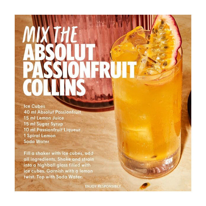 Vodka Passionfruit 70cl - Absolut