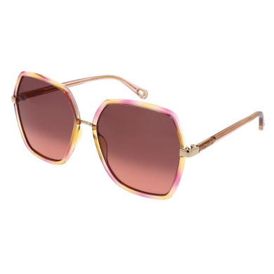 Lunettes de soleil Chloé CH0262S 003 58-16 Havana Pink