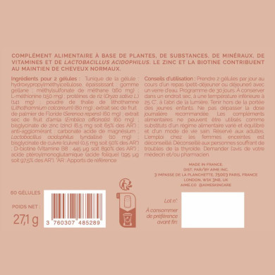 Complément alimentaire cheveux, Hair & Scalp Boost - Aime