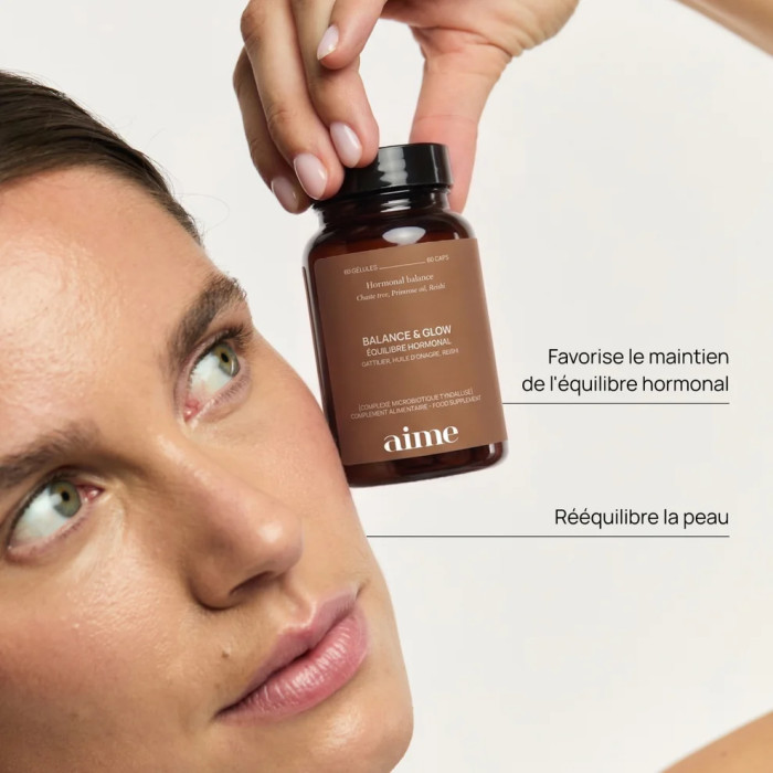 Complément alimentaire équilibre hormonal, Balance & Glow (60 gélules) - Aime