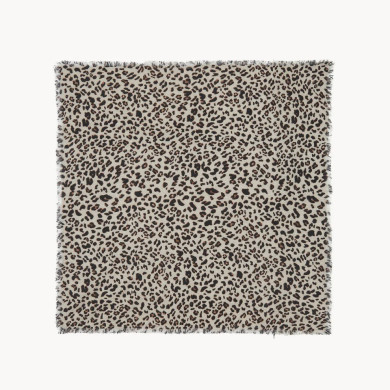 Grand Bandana Hachiko Leopard avoine - Kujten