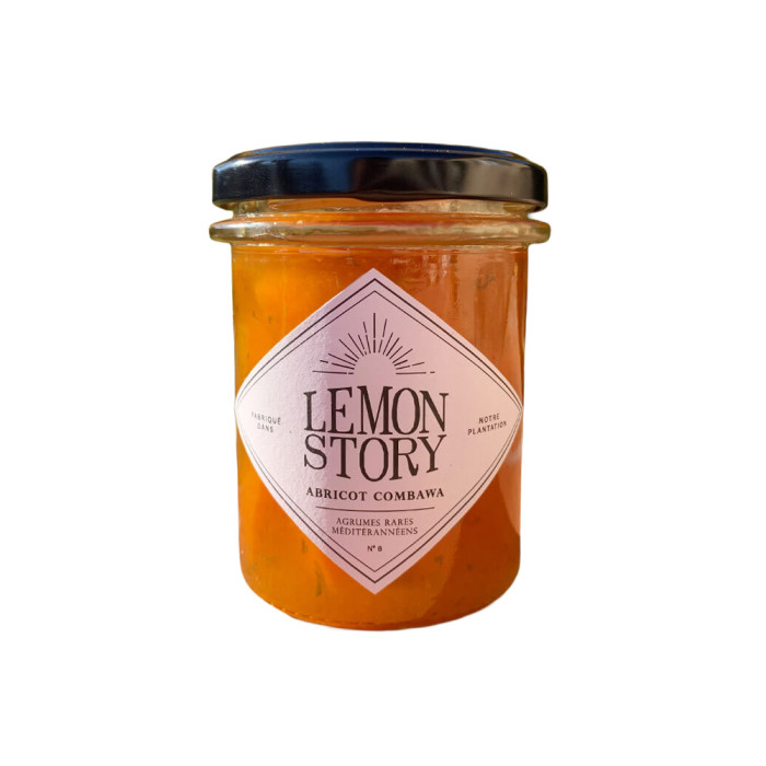 Confiture abricot combawa 240g - Lemon Story
