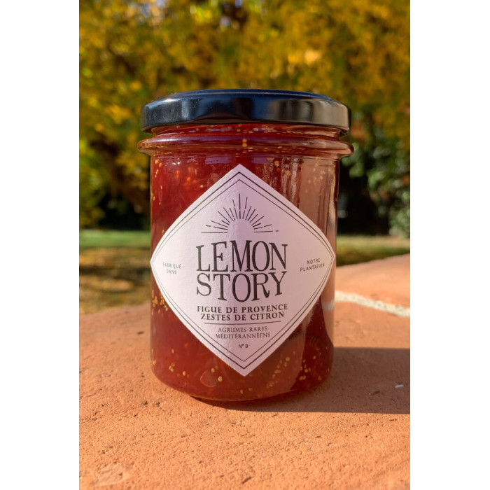 Confiture figue de Provence zestes d'agrumes 240g - Lemon Story