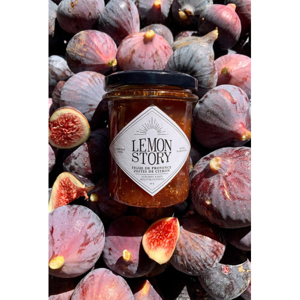 Confiture figue de Provence zestes d'agrumes 240g - Lemon Story