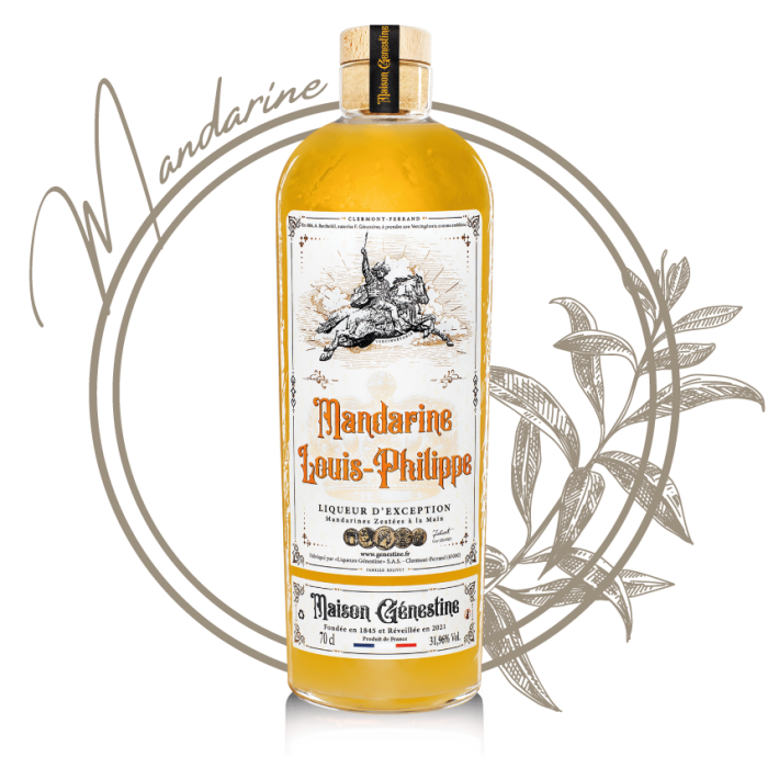 Mandarine Louis Philippe 70cl - Distillerie Génestine