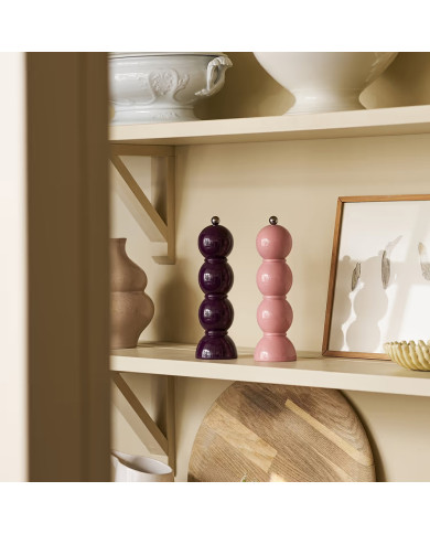Moulin à sel ou à poivre Bobbin 24 cm Aubergine - Addison Ross