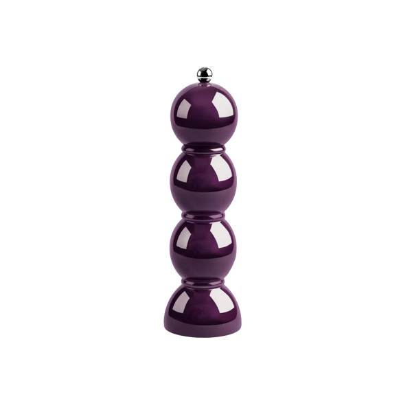 Moulin à sel ou à poivre Bobbin 24 cm Aubergine - Addison Ross
