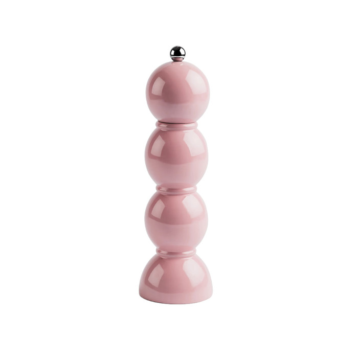Moulin à sel ou à poivre Bobbin en laque 24 cm Mauve - Addison Ross
