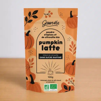 Pumpkin Latte Bio – édition limitée automne - Greenma