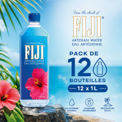 Pack de 12 bouteilles 1L - Fiji