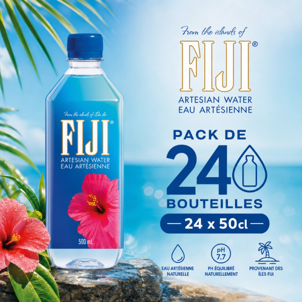 Pack of 24 Fiji 50cl bottles