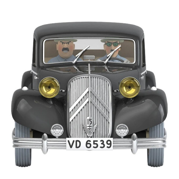Voiture Tintin N°48 - La 15cv des agents Bordures