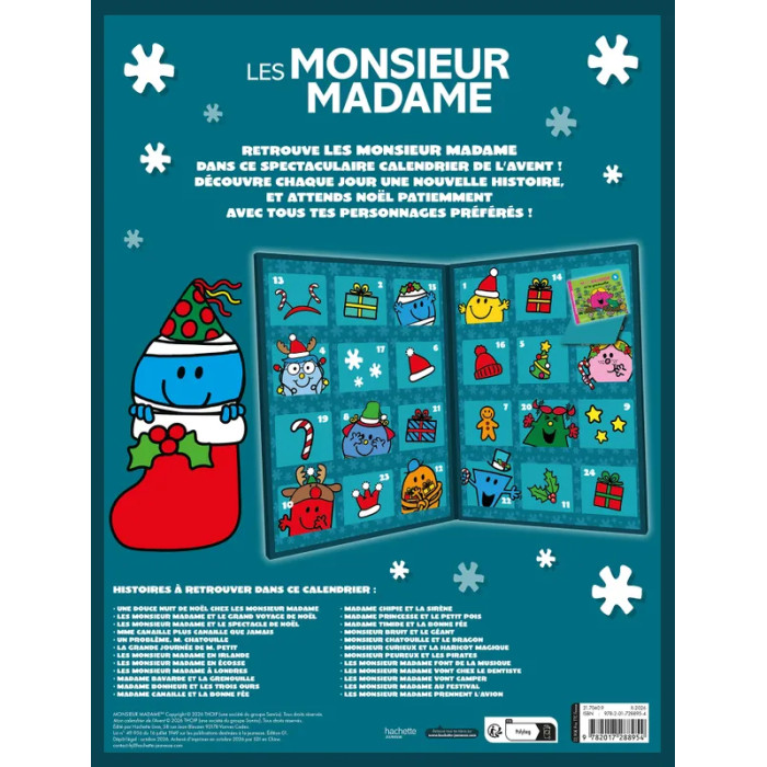 Les Monsieur Madame - Calendrier de l'Avent 2026