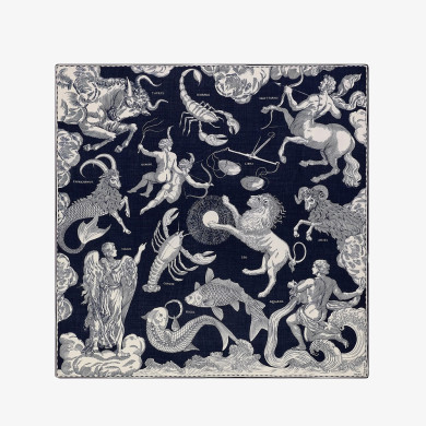 Carré 130 - Astrologie - Bleu foncé - Inoui Editions