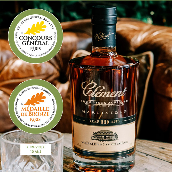 Rhum Clément 10 ans