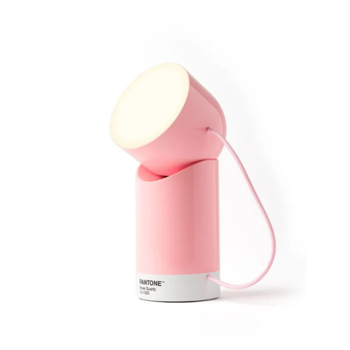 Lampe LED Orbe Lexon x Pantone - Rose Quartz