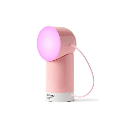 Lampe LED Orbe Lexon x Pantone - Rose Quartz