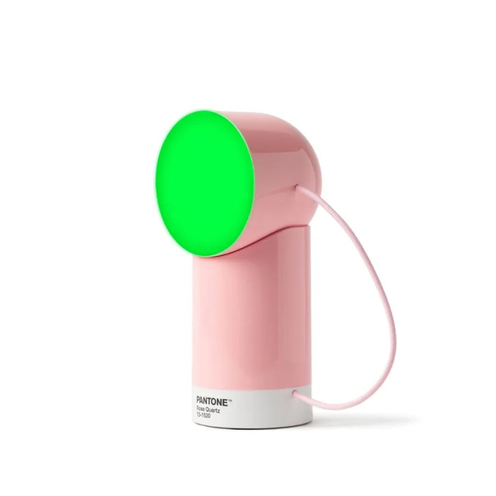 Lampe LED Orbe Lexon x Pantone - Rose Quartz