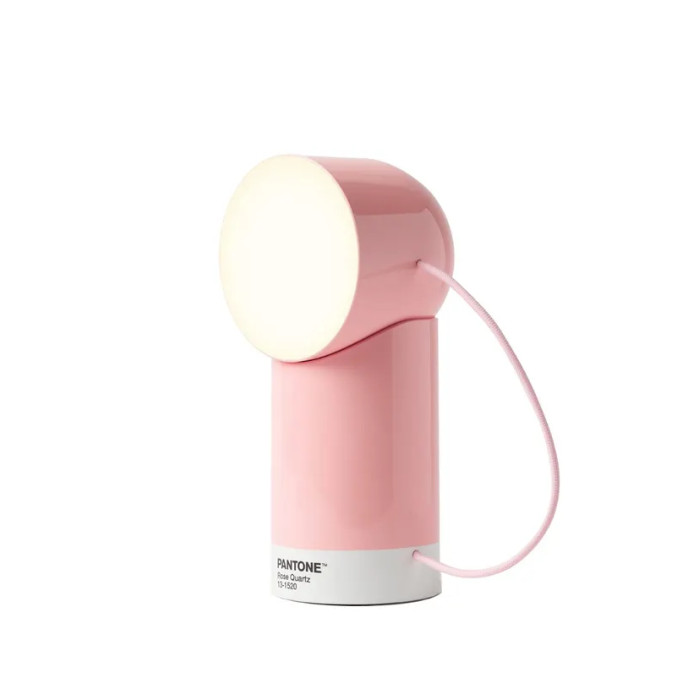 Lampe LED Orbe Lexon x Pantone - Rose Quartz