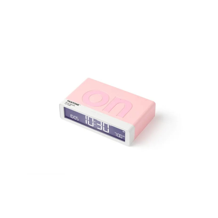 Réveil Flip Classic Lexon x Pantone - Rose Quartz