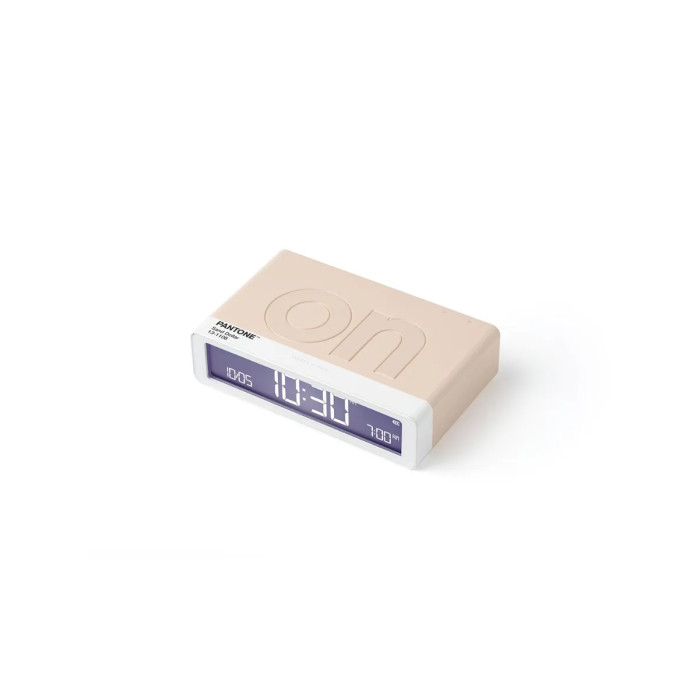 Réveil Flip Classic Lexon x Pantone - Sand Dollar