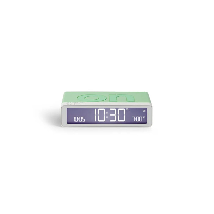 Réveil Flip Classic Lexon x Pantone - Pastel Green